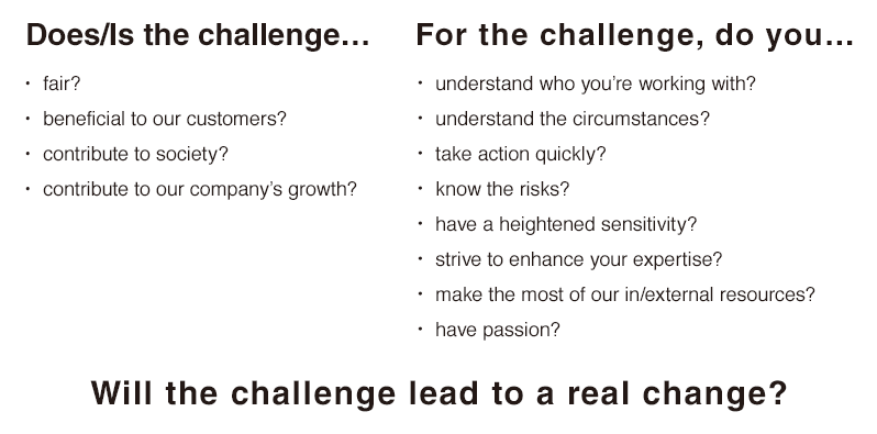 Will the challenge lead to a real change?